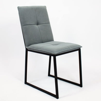 Ferro Esszimmerstuhl „Milton“ – Stahlstuhl mit wasserabweisendem Bezug – pflegeleichter Küchenstuhl mit hydrophober Beschichtung