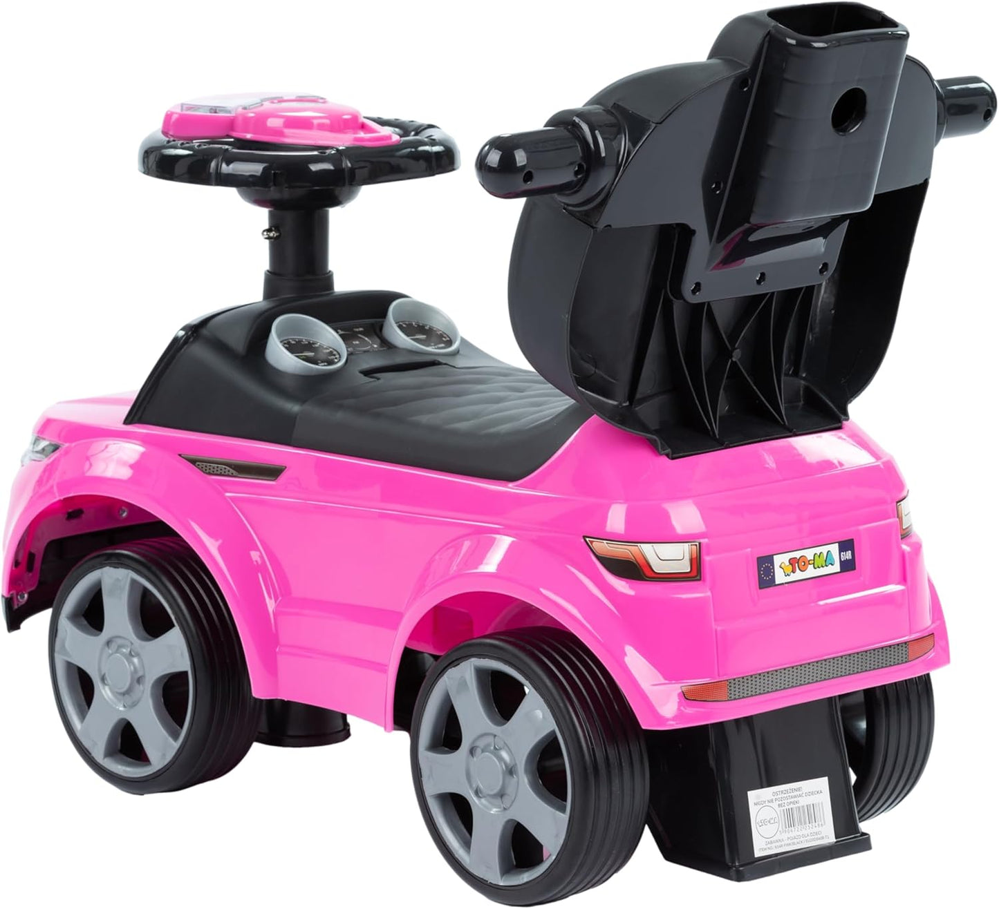 Moovkee Rutschauto ab 1 Jahr – Kinderfahrzeug bis 25kg mit Kippsperre und Gummirädern, Stabil und Sicher, Leise und Schonend für Böden – Für Drinnen und Draußen