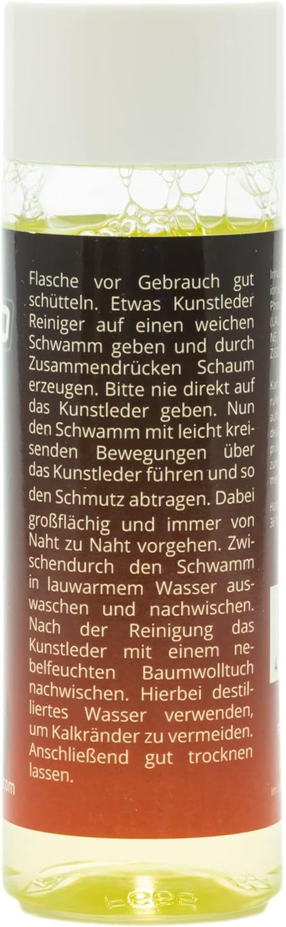 PU Leder Reinigungsmittel 100ml für Gaming Stühle - Nitro Concepts | Lederpflege & Schutz mit Schwamm Inklusive