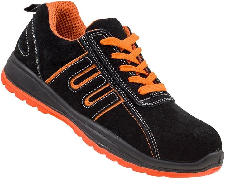 URGENT Arbeitsschuhe Unisex S1 mit Stahlkappe – Sicherheitsschuhe Modell 216 nach EN ISO 20345 – Größe 44