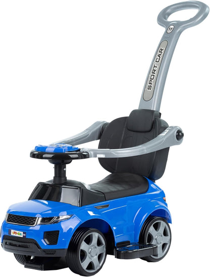 Moovkee Rutschauto ab 1 Jahr – Kinderfahrzeug bis 25kg mit Kippsperre und Gummirädern, Stabil und Sicher, Leise und Schonend für Böden – Für Drinnen und Draußen