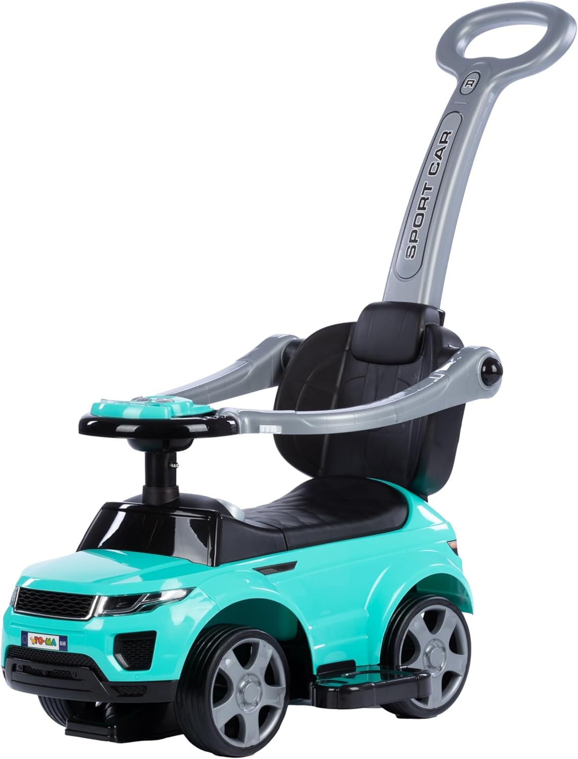 Moovkee Rutschauto ab 1 Jahr – Kinderfahrzeug bis 25kg mit Kippsperre und Gummirädern, Stabil und Sicher, Leise und Schonend für Böden – Für Drinnen und Draußen