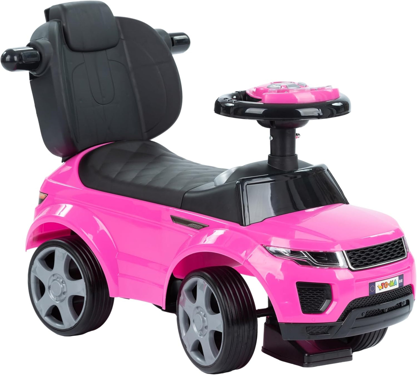 Moovkee Rutschauto ab 1 Jahr – Kinderfahrzeug bis 25kg mit Kippsperre und Gummirädern, Stabil und Sicher, Leise und Schonend für Böden – Für Drinnen und Draußen
