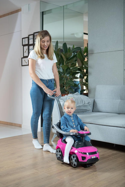 Moovkee Rutschauto ab 1 Jahr – Kinderfahrzeug bis 25kg mit Kippsperre und Gummirädern, Stabil und Sicher, Leise und Schonend für Böden – Für Drinnen und Draußen