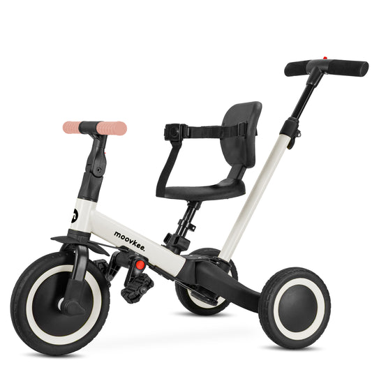 moovkee. Laufrad Kinder 6in1 - Dreirad mit Stange ab 1 Jahr