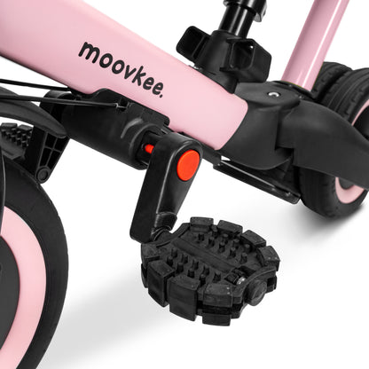 moovkee. Laufrad Kinder 6in1 - Dreirad mit Stange ab 1 Jahr
