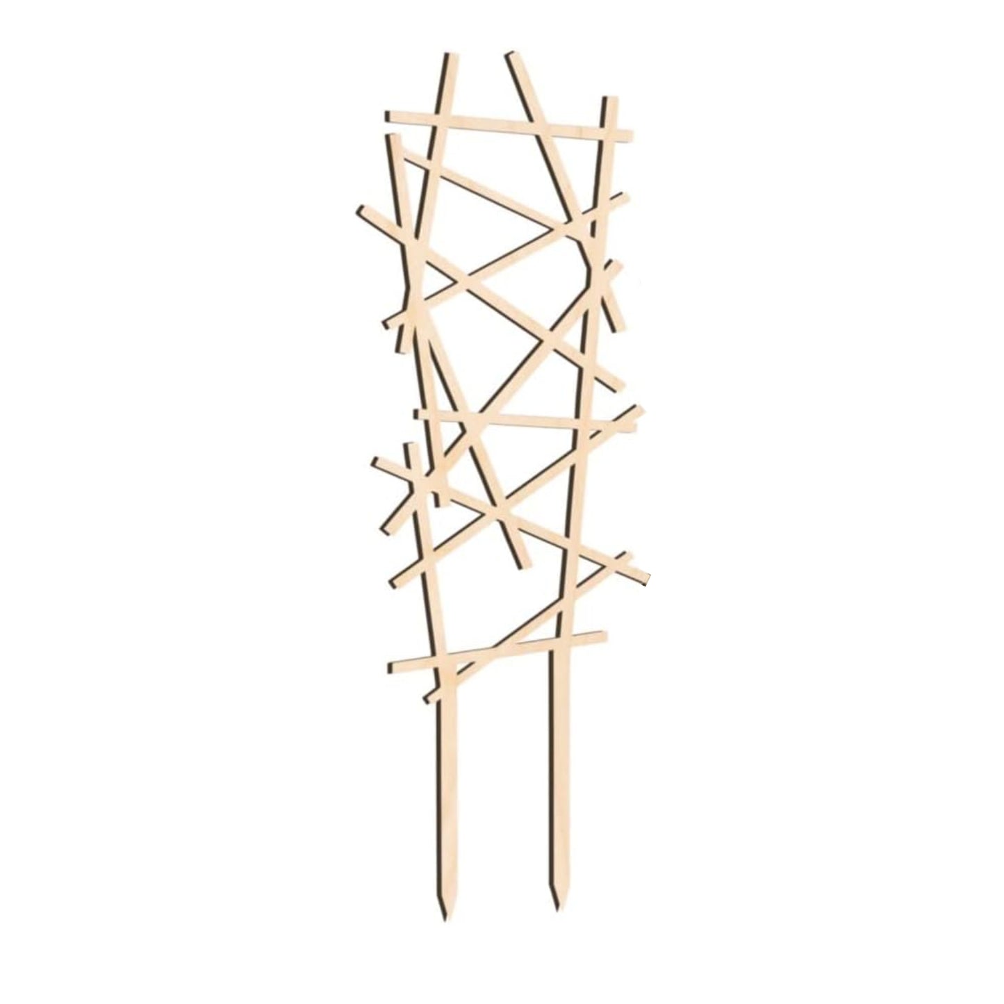 Decorify Rankhilfen für Zimmerplanfzen 3 Stk - Pflanzenstütze Holz - Dicke 6 mm
