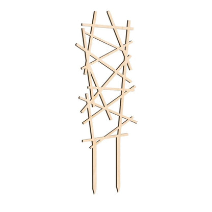 Decorify Rankhilfen für Zimmerplanfzen 3 Stk - Pflanzenstütze Holz - Dicke 6 mm